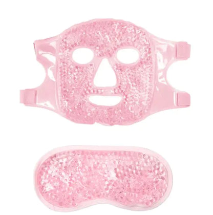 GlowTherm Gel Bead Face Mask – Hot & Cold Therapy for Total Facial Relief