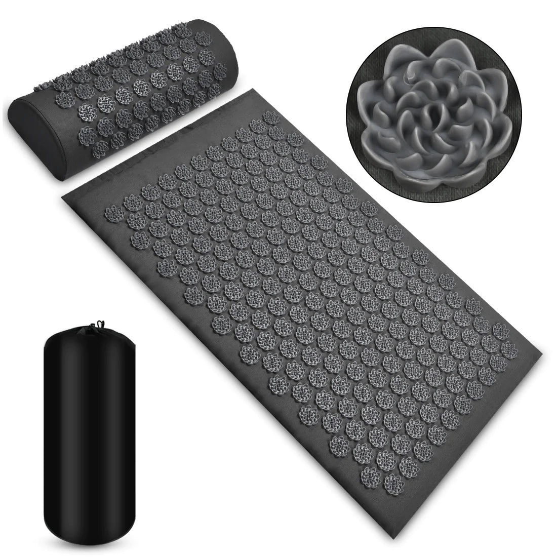 ZenSpike Acupressure Mat & Pillow Set – Natural Relief, Anytime, Anywhere