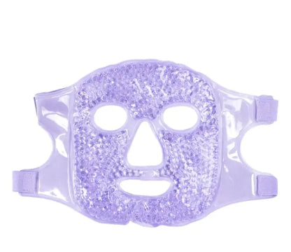 GlowTherm Gel Bead Face Mask – Hot & Cold Therapy for Total Facial Relief