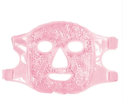 GlowTherm Gel Bead Face Mask – Hot & Cold Therapy for Total Facial Relief