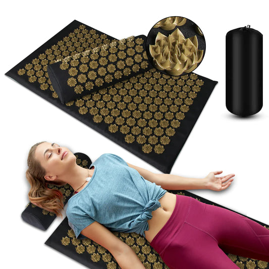ZenSpike Acupressure Mat & Pillow Set – Natural Relief, Anytime, Anywhere