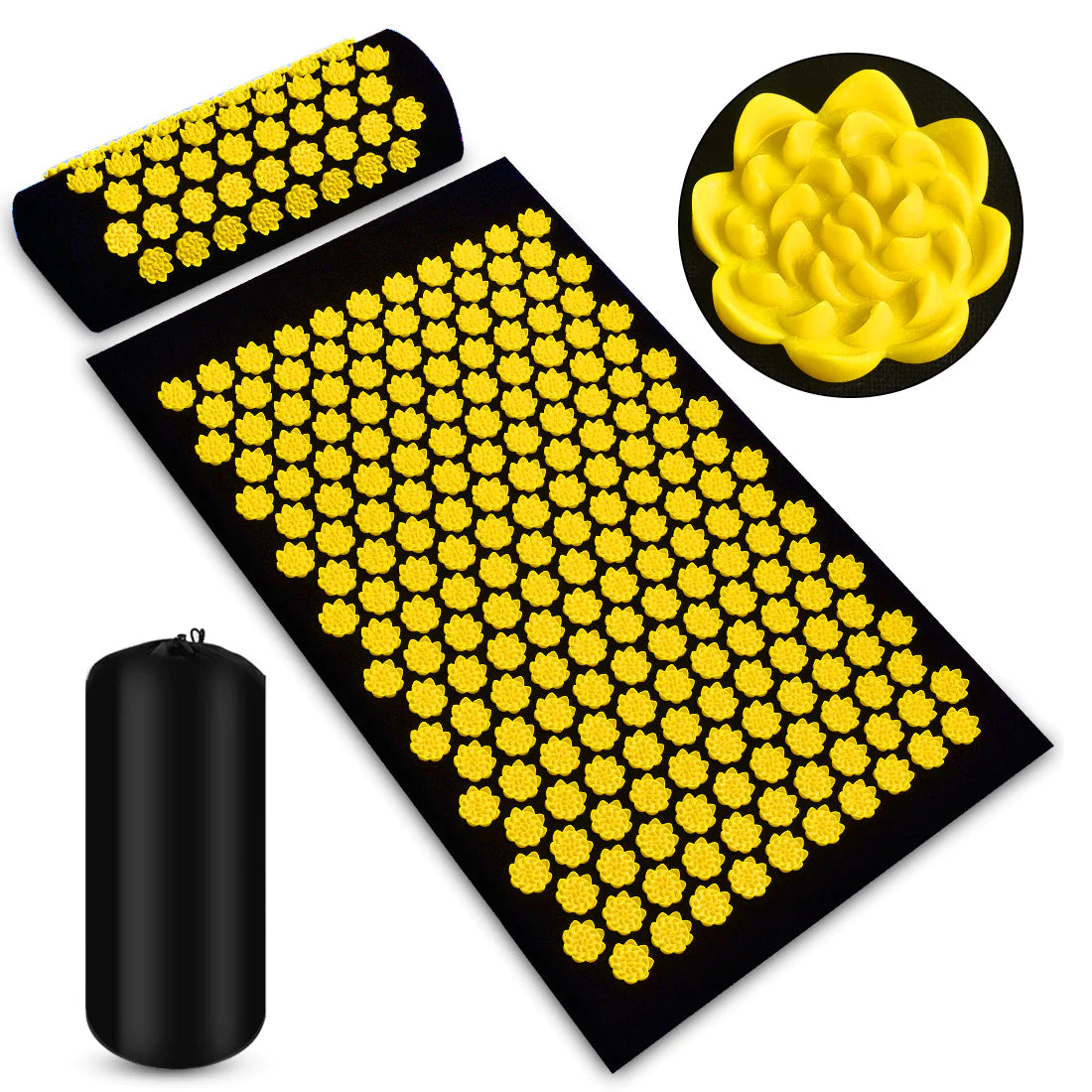ZenSpike Acupressure Mat & Pillow Set – Natural Relief, Anytime, Anywhere