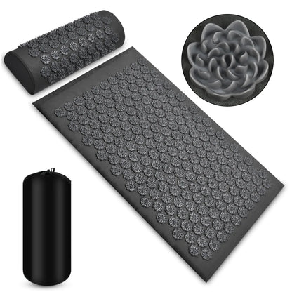 ZenSpike Acupressure Mat & Pillow Set – Natural Relief, Anytime, Anywhere