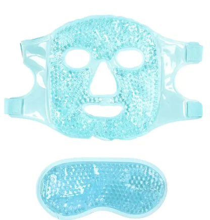 GlowTherm Gel Bead Face Mask – Hot & Cold Therapy for Total Facial Relief