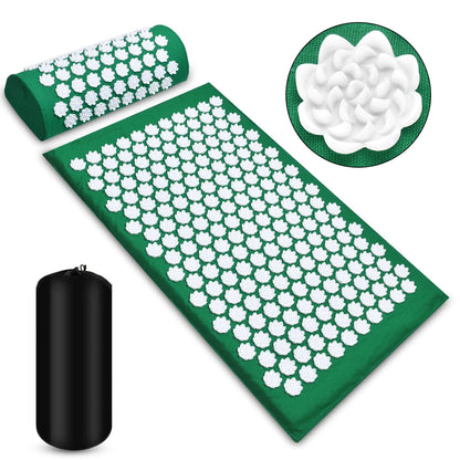 ZenSpike Acupressure Mat & Pillow Set – Natural Relief, Anytime, Anywhere