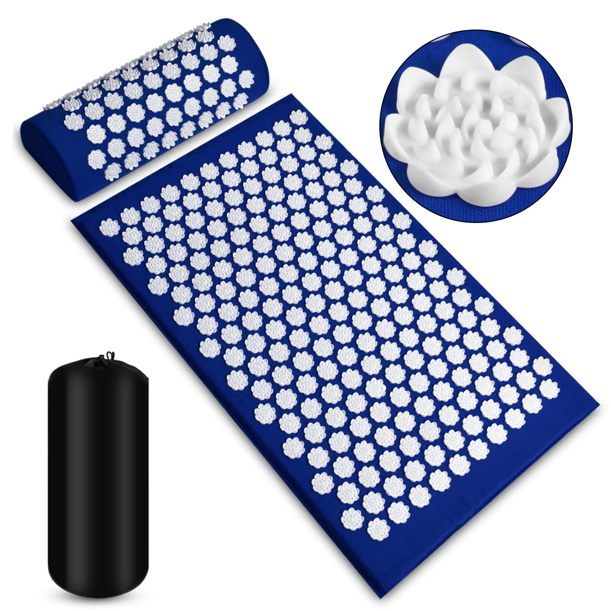 ZenSpike Acupressure Mat & Pillow Set – Natural Relief, Anytime, Anywhere