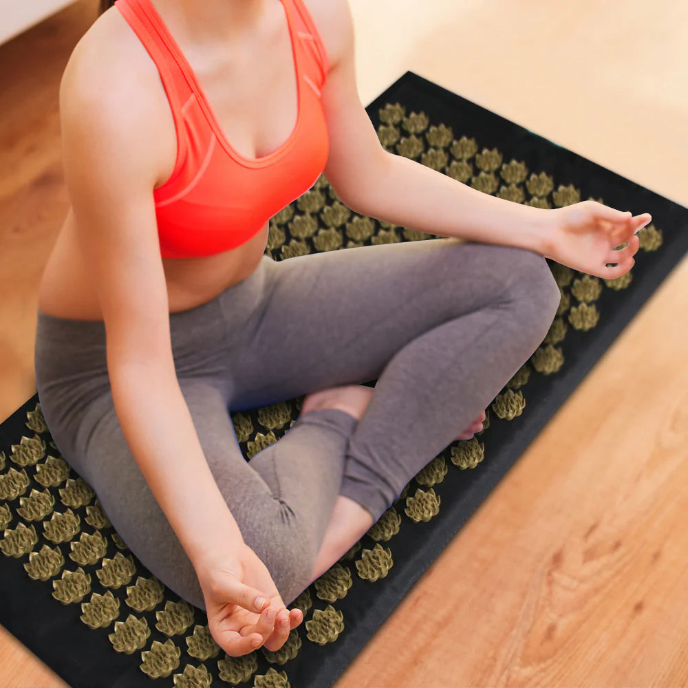 ZenSpike Acupressure Mat & Pillow Set – Natural Relief, Anytime, Anywhere